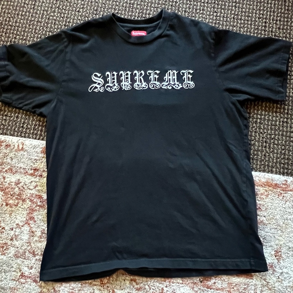 Supreme Graphic Black Short Sleeve Tee
